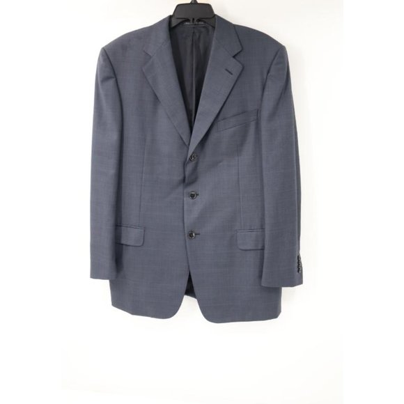 Ermenegildo Zegna sport coat Mens 42R Su Misura Trofeo‎ three button blue wool